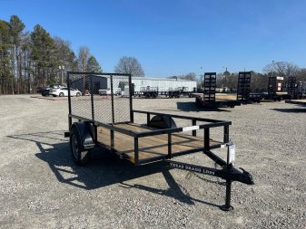 New 2025 TEXAS BRAGG TRAILERS 5x10LD w/ Gate Utility Trailer