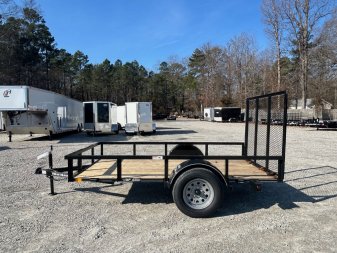 New 2025 TEXAS BRAGG TRAILERS 5x10LD w/ Gate Utility Trailer
