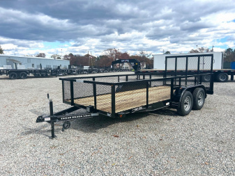 New 2025 Texas Bragg 16LD w/ 2' Sides & Gate