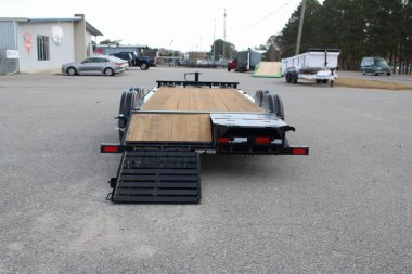 New 2025 PJ TRAILERS EV 20' Equipment Trailer w/ Monster Ramps