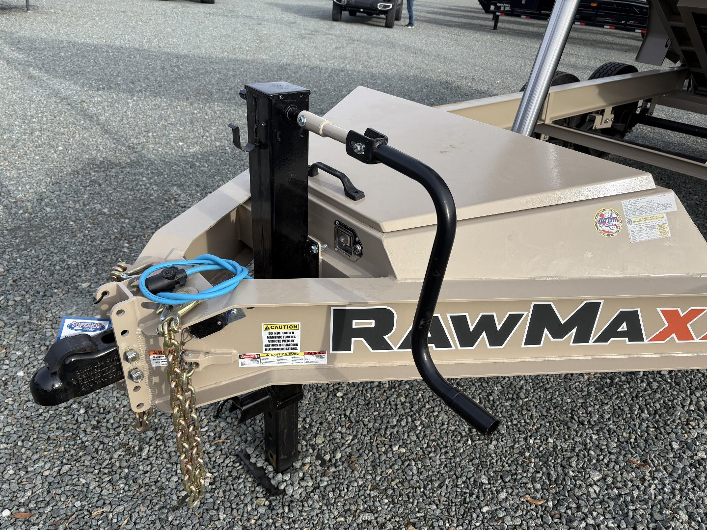 New 2025 RawMaxx 7x14 14K Telescopic Dump Trailer w/ 36"Sides