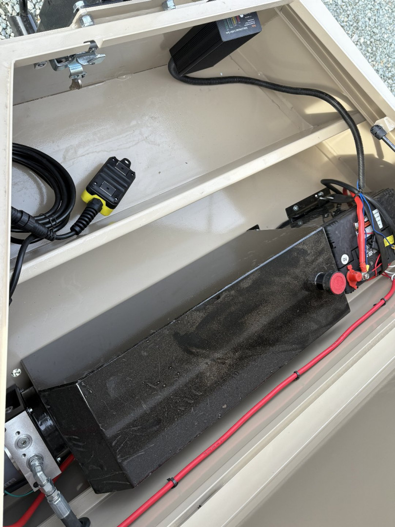 New 2025 RawMaxx 7x14 14K Telescopic Dump Trailer w/ 36"Sides