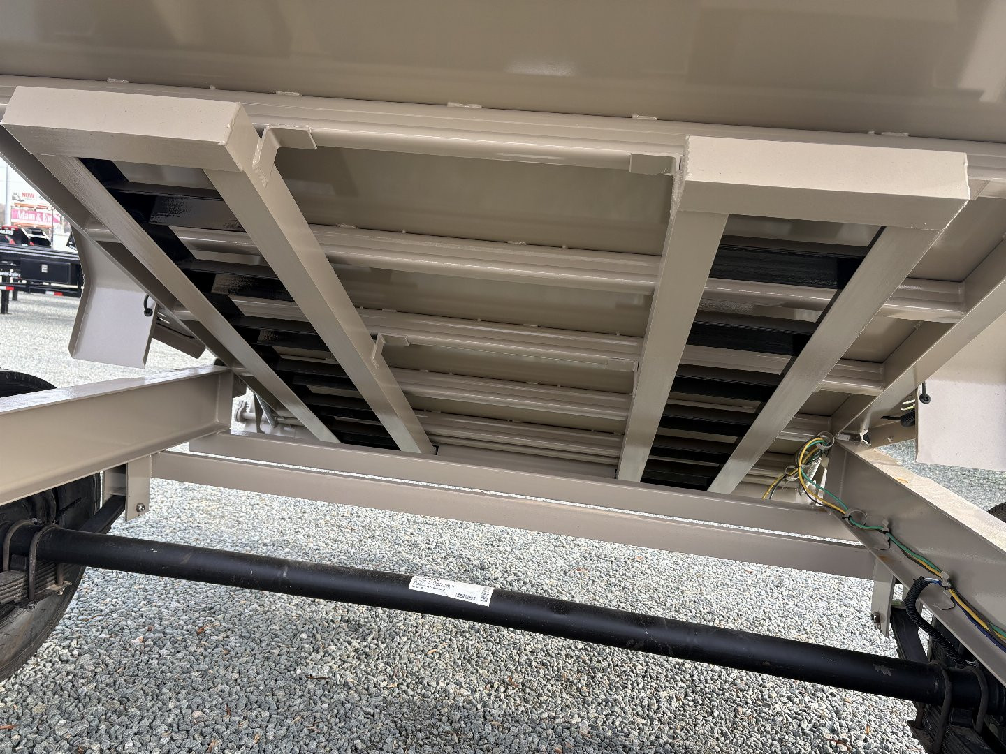 New 2025 RawMaxx 7x14 14K Telescopic Dump Trailer w/ 36"Sides