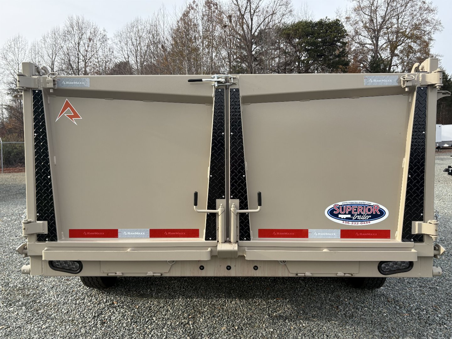 New 2025 RawMaxx 7x14 14K Telescopic Dump Trailer w/ 36"Sides