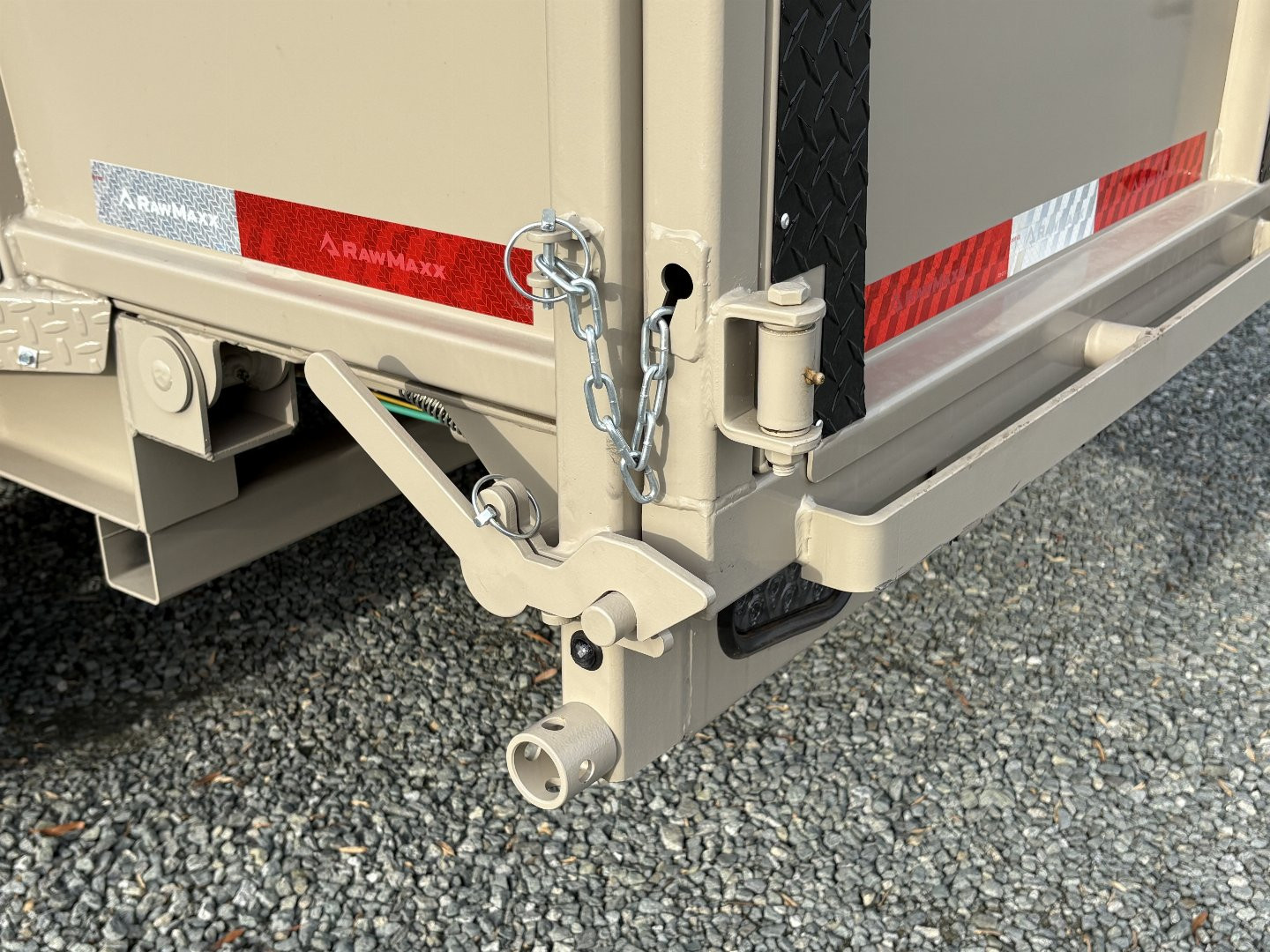 New 2025 RawMaxx 7x14 14K Telescopic Dump Trailer w/ 36"Sides