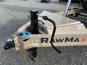 New 2025 RawMaxx 7x14 14K Telescopic Dump Trailer w/ 36"Sides
