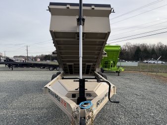 New 2025 RawMaxx 7x14 14K Telescopic Dump Trailer w/ 36"Sides