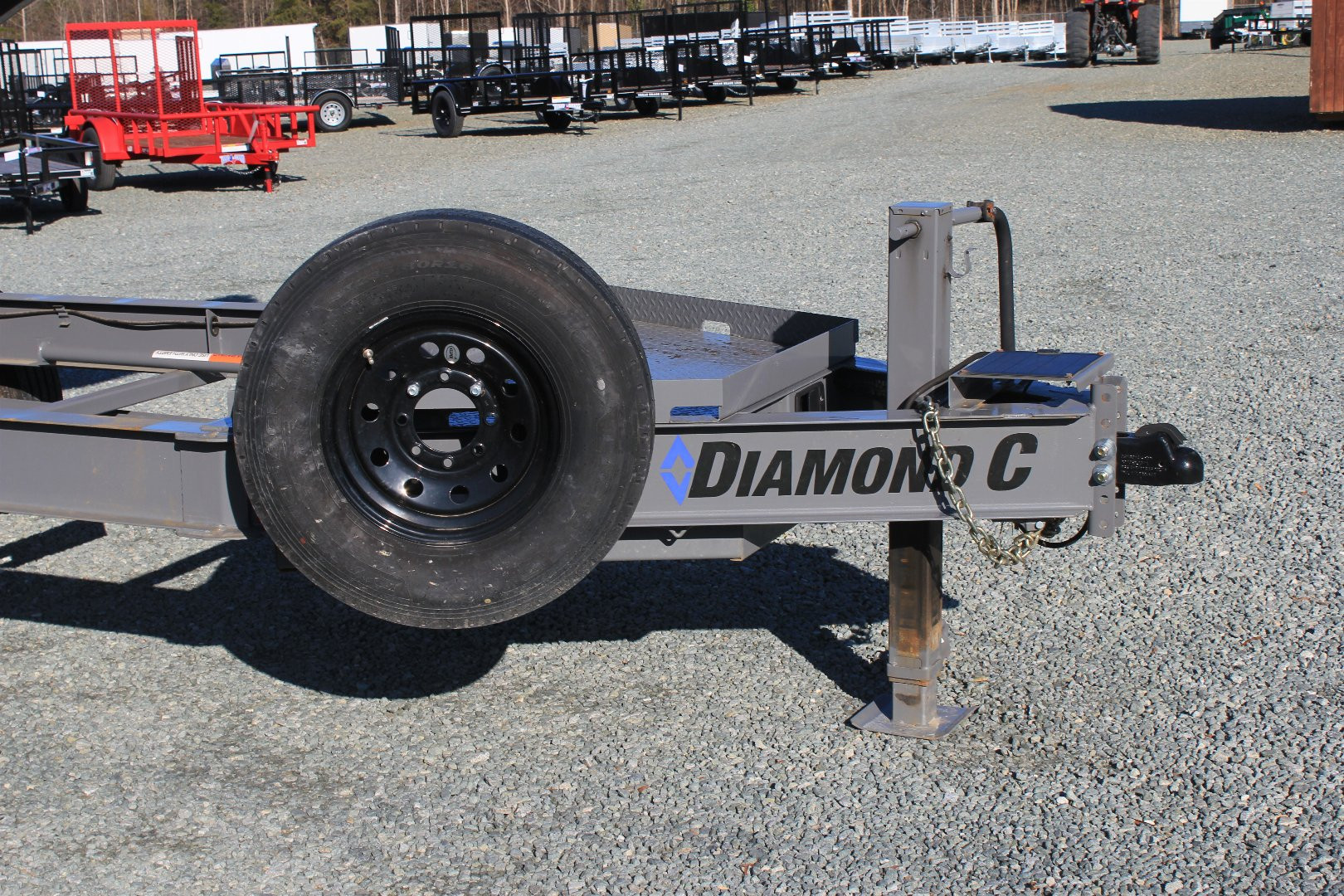 Used 2023 PRE-OWNED Diamond C Trailers 8x14 14.9K Deck Over Dump Trailer