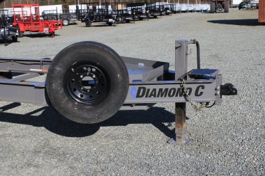 Used 2023 PRE-OWNED Diamond C Trailers 8x14 14.9K Deck Over Dump Trailer