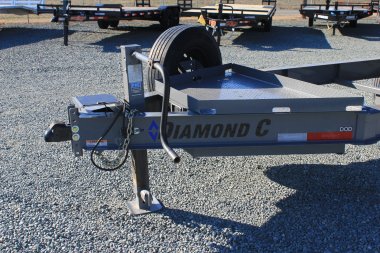 Used 2023 PRE-OWNED Diamond C Trailers 8x14 14.9K Deck Over Dump Trailer