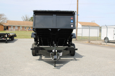 New 2025 HAWKE TRAILERS 6X12 10K Dump w/ Spreader Gate Ramps and Tarp *SUMMER SALE*