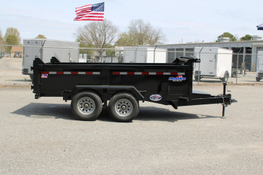 New 2025 HAWKE TRAILERS 6X12 10K Dump w/ Spreader Gate Ramps and Tarp *SUMMER SALE*