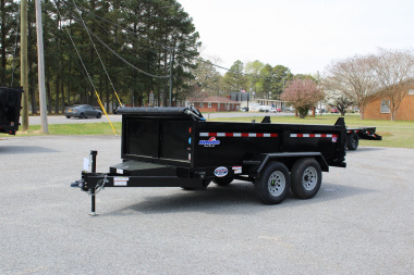New 2025 HAWKE TRAILERS 6X12 10K Dump w/ Spreader Gate Ramps and Tarp *SUMMER SALE*