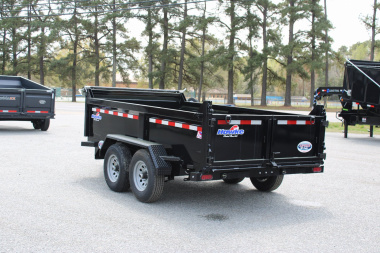 New 2025 HAWKE TRAILERS 6X12 10K Dump w/ Spreader Gate Ramps and Tarp *SUMMER SALE*