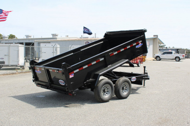 New 2025 HAWKE TRAILERS 6X12 10K Dump w/ Spreader Gate Ramps and Tarp *SUMMER SALE*
