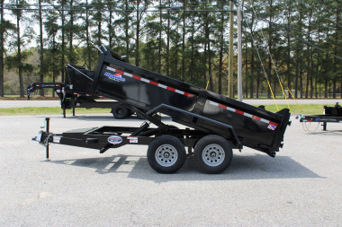 New 2025 HAWKE TRAILERS 6X12 10K Dump w/ Spreader Gate Ramps and Tarp *SUMMER SALE*