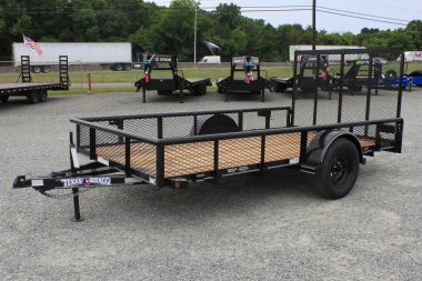 New 2025 TEXAS BRAGG TRAILERS 6x12P w/ Expanded Sides and Gate Utility Trailer