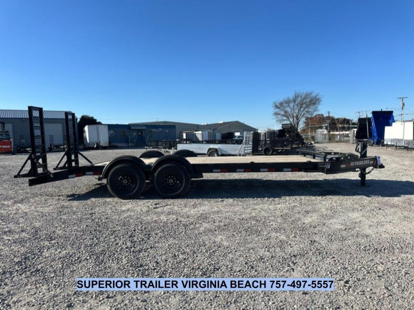 New 2025 PJ Trailers 20' EV 14K Equipment Trailer