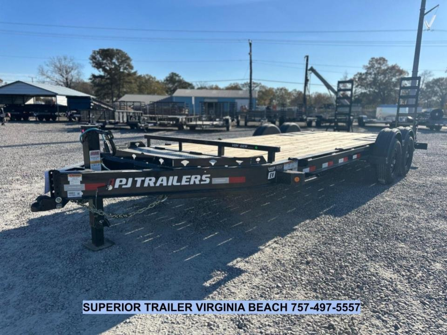 New 2025 PJ Trailers 20' EV 14K Equipment Trailer