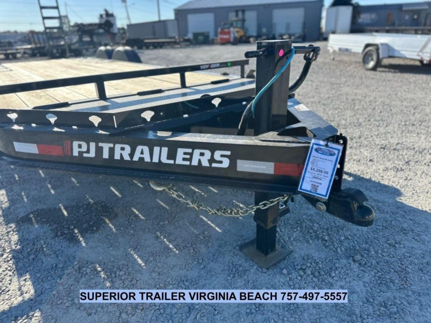 New 2025 PJ Trailers 20' EV 14K Equipment Trailer