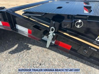 New 2025 PJ TRAILERS EV 20' Equipment Trailer w/ Monster Ramps *plus an additional $300 Rebate*