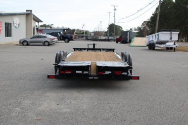 New 2025 PJ TRAILERS EV 20' Equipment Trailer w/ Monster Ramps *plus an additional $300 Rebate*
