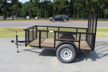 New 2025 TEXAS BRAGG TRAILERS 5x8LD w/ 2' Exp Sides & Gate Utility Trailer