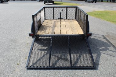New 2025 TEXAS BRAGG TRAILERS 5x8LD w/ 2' Exp Sides & Gate Utility Trailer