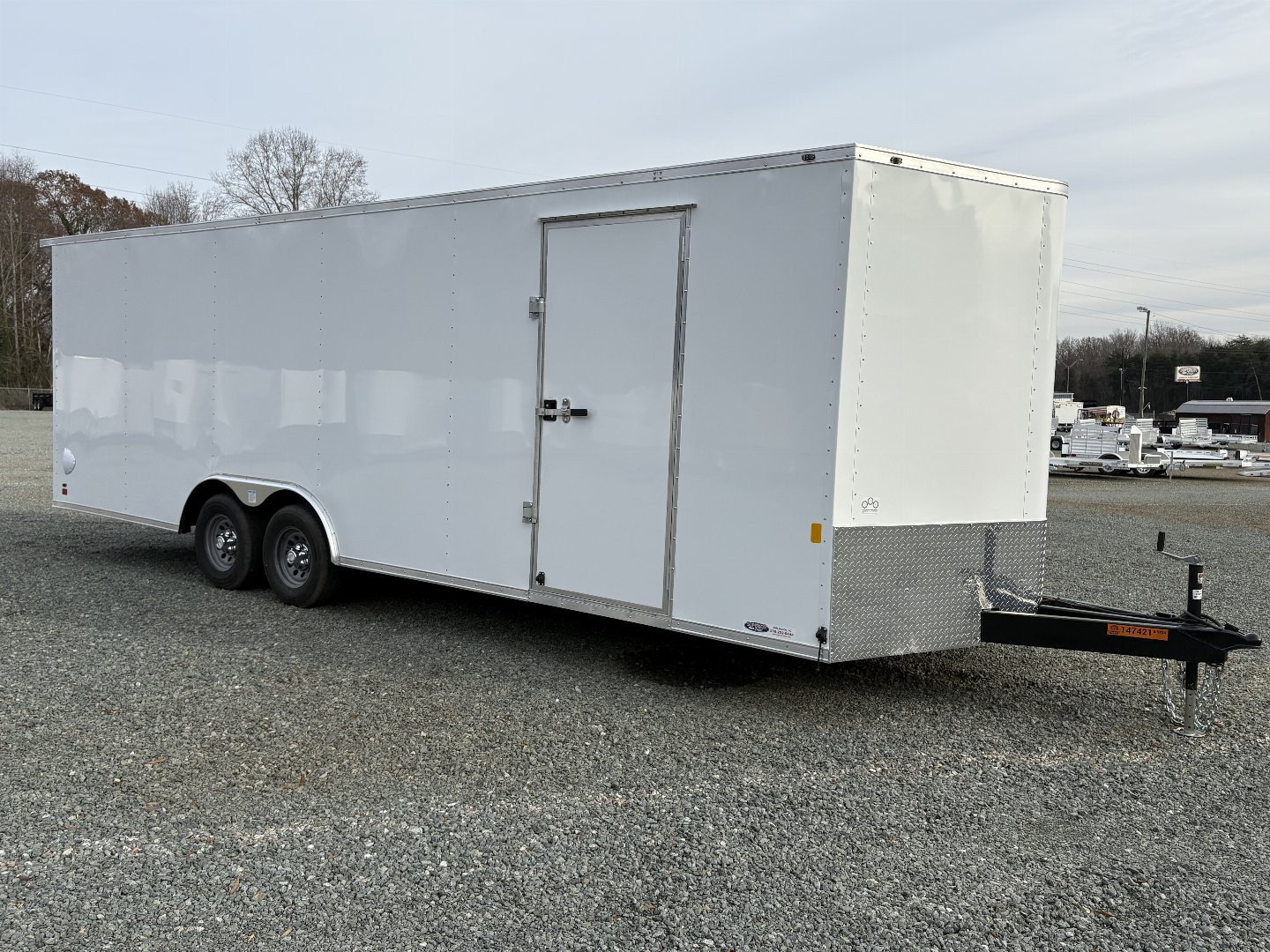 New 2025 CONTINENTAL CARGO 8.5X24 10K Car/ Race Trailer w/ Rear Wing