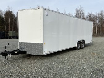 New 2025 CONTINENTAL CARGO 8.5X24 10K Car/ Race Trailer w/ Rear Wing