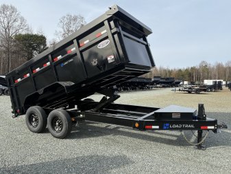 New 2025 Load Trail Low Pro 7X14 14K Dump Trailer w/ 4' Sides