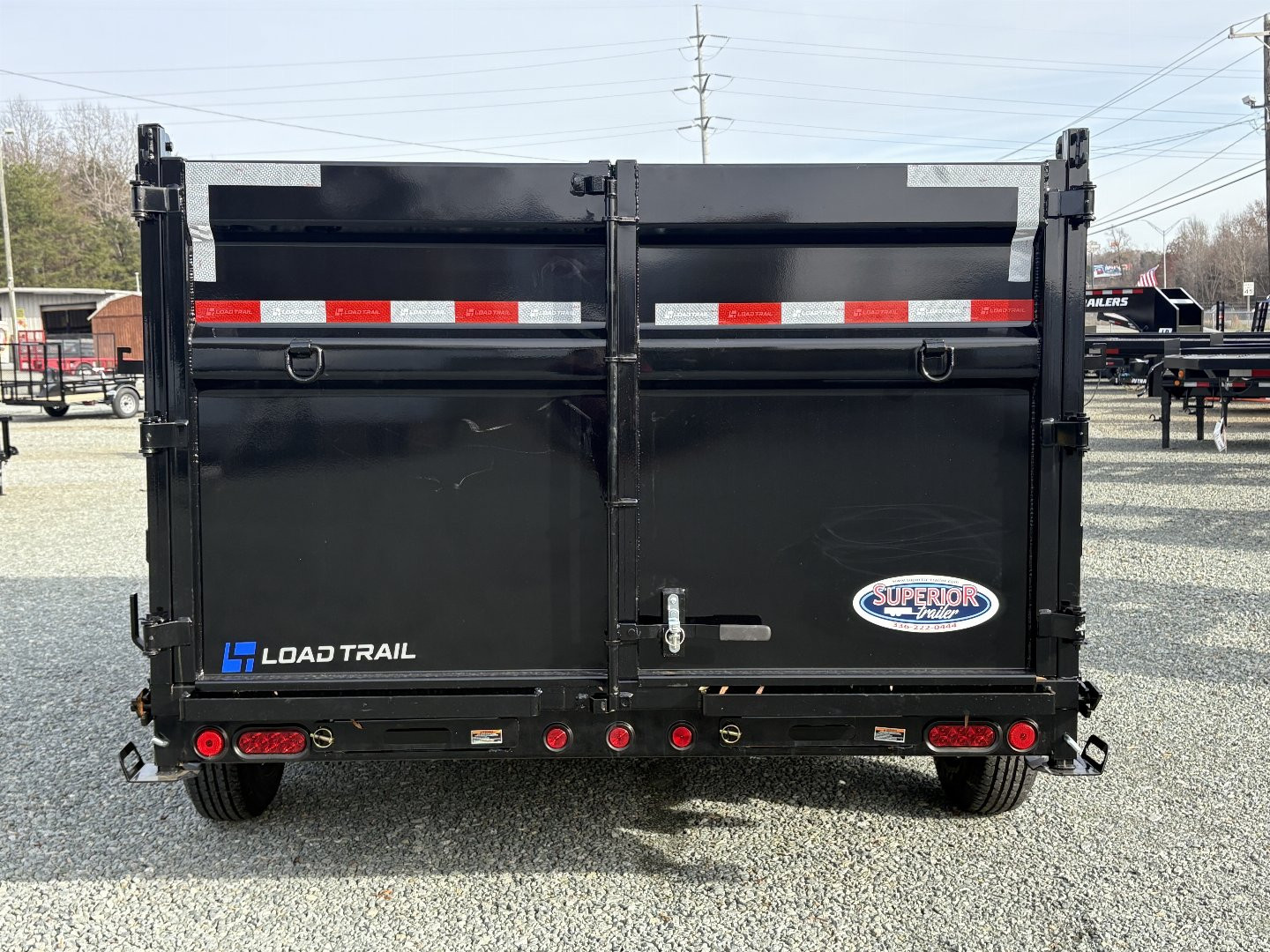 New 2025 Load Trail Low Pro 7X14 14K Dump Trailer w/ 4' Sides