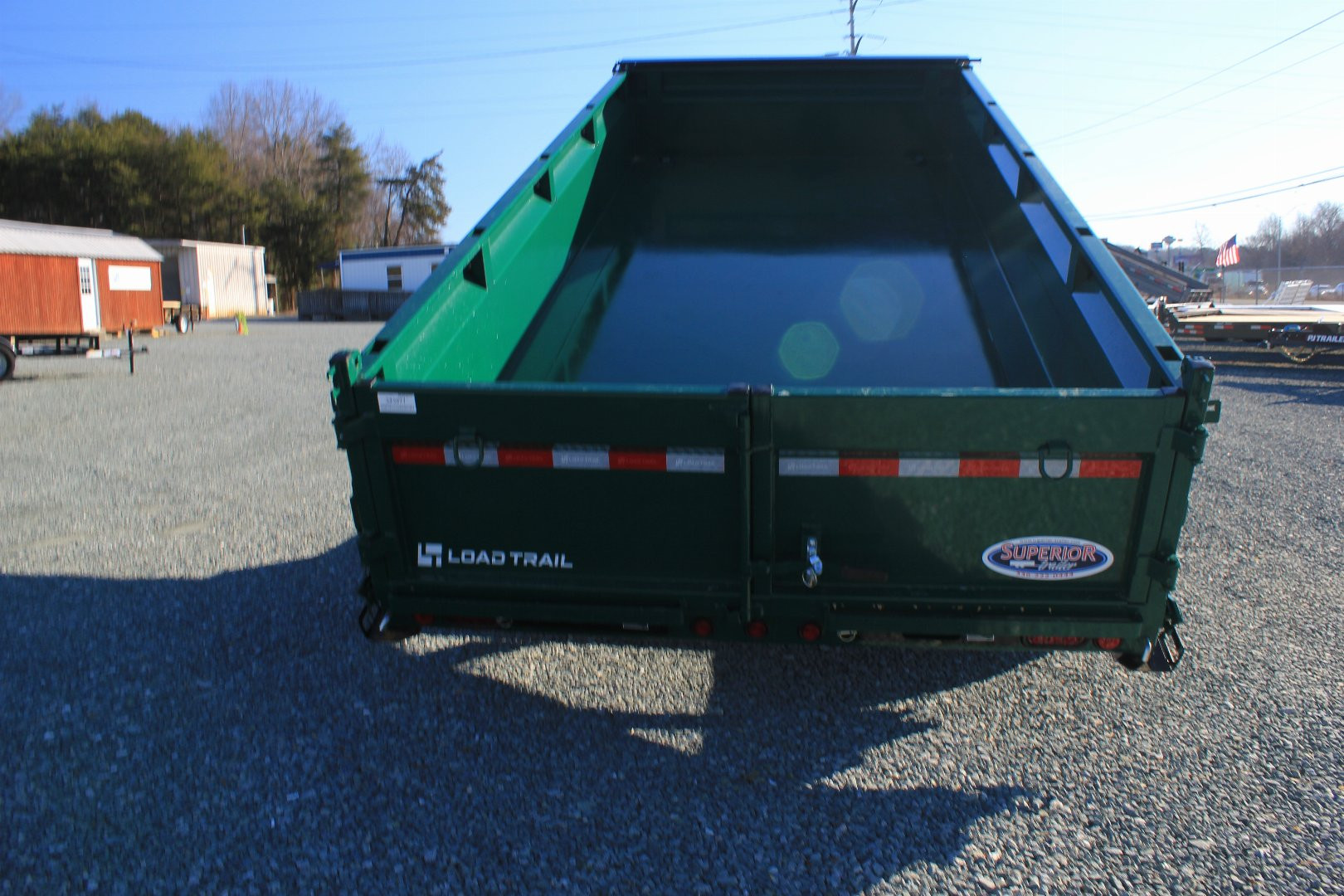 New 2025 Load Trail Low Pro 7X16 14K Dump Trailer w/ 2' Sides