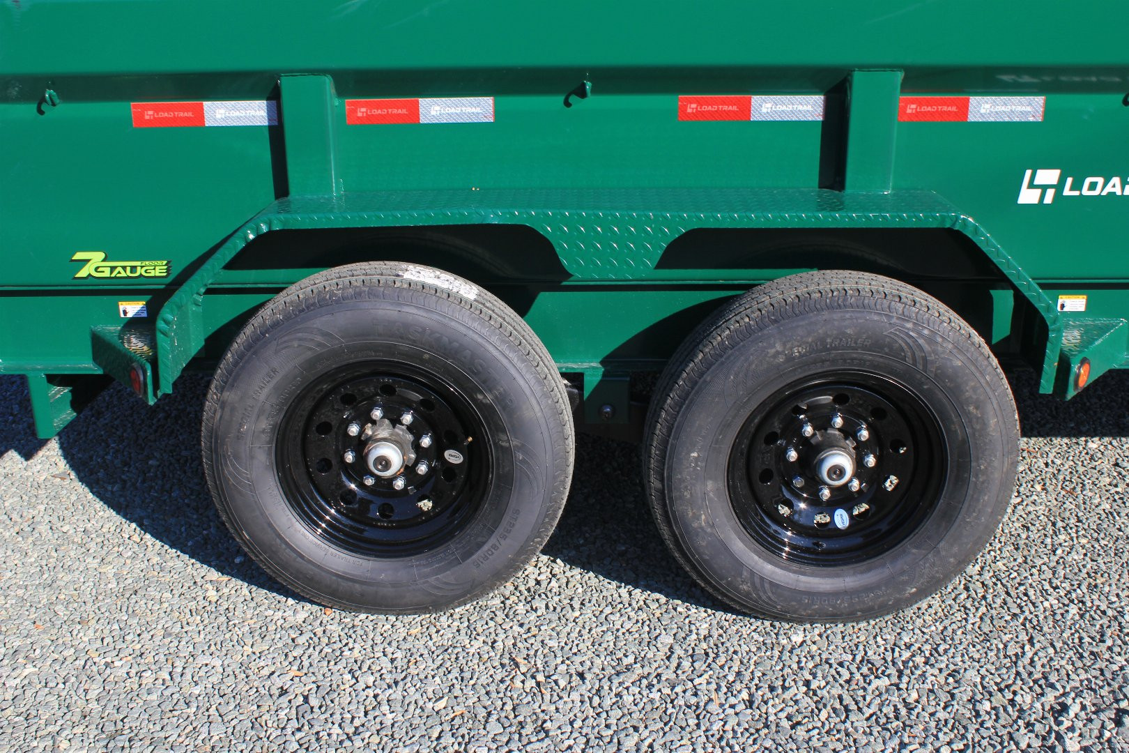 New 2025 Load Trail Low Pro 7X16 14K Dump Trailer w/ 2' Sides