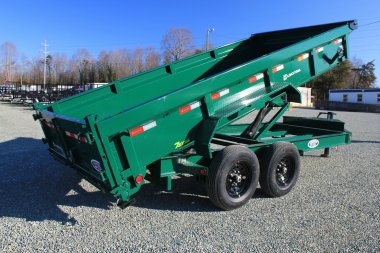New 2025 Load Trail Low Pro 7X16 14K Dump Trailer w/ 2' Sides