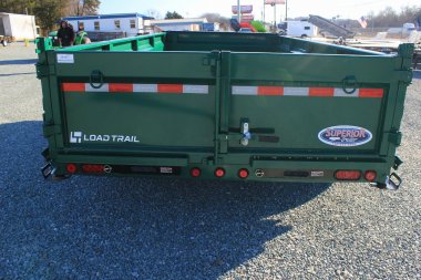 New 2025 Load Trail Low Pro 7X16 14K Dump Trailer w/ 2' Sides