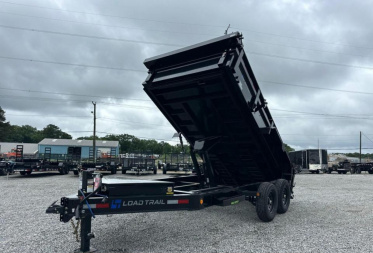 New 2025 Load Trail DL Low Pro 7X14 14K Dump Trailer w/ 50  Side Door & 2' Sides