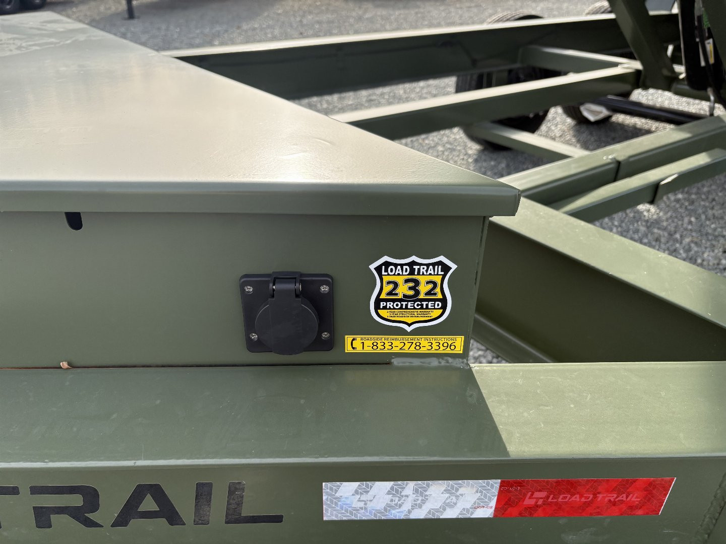 New 2025 Load Trail Low Pro 7X14 14K Dump Trailer w/ 2' Sides