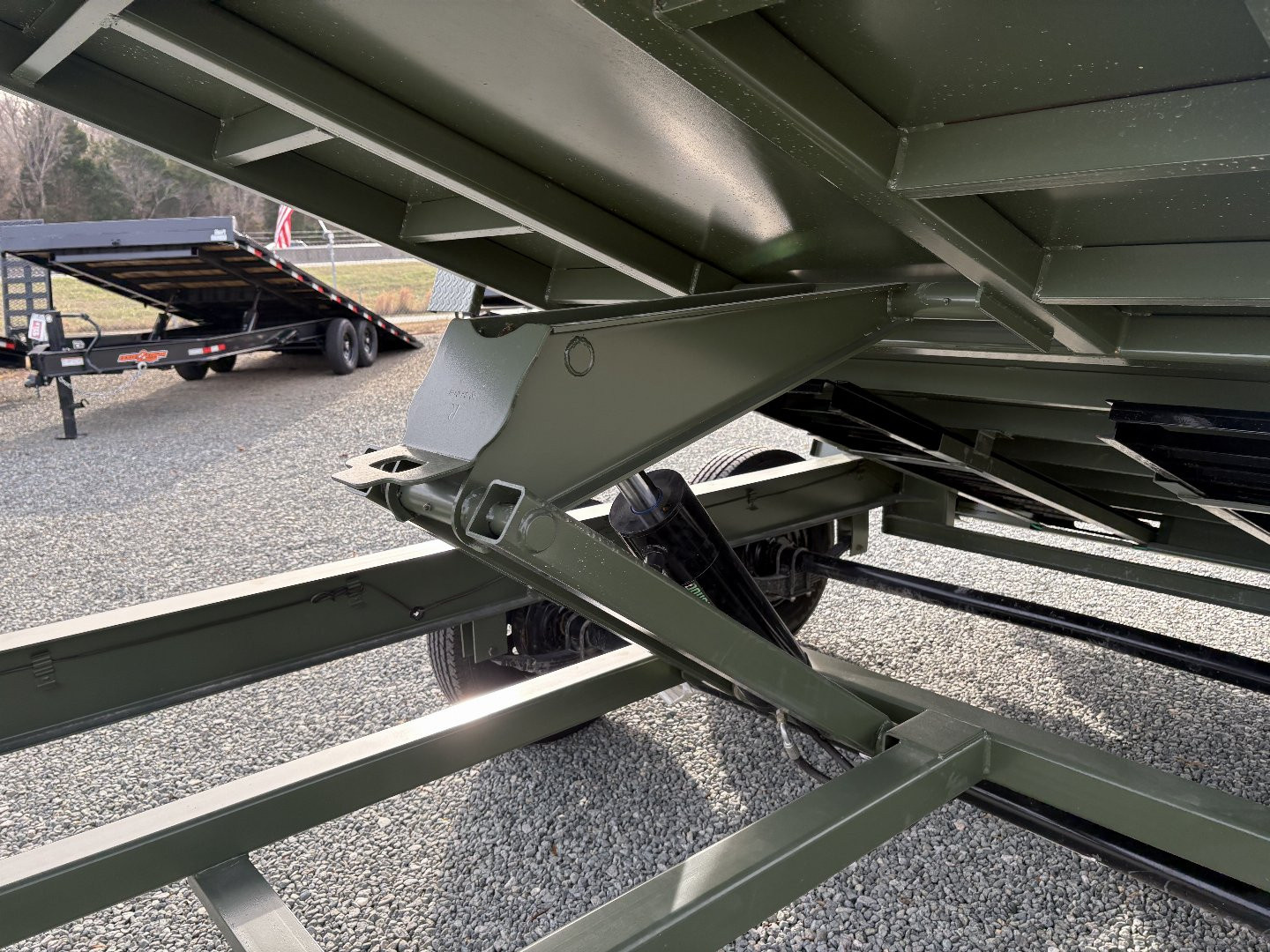 New 2025 Load Trail Low Pro 7X14 14K Dump Trailer w/ 2' Sides