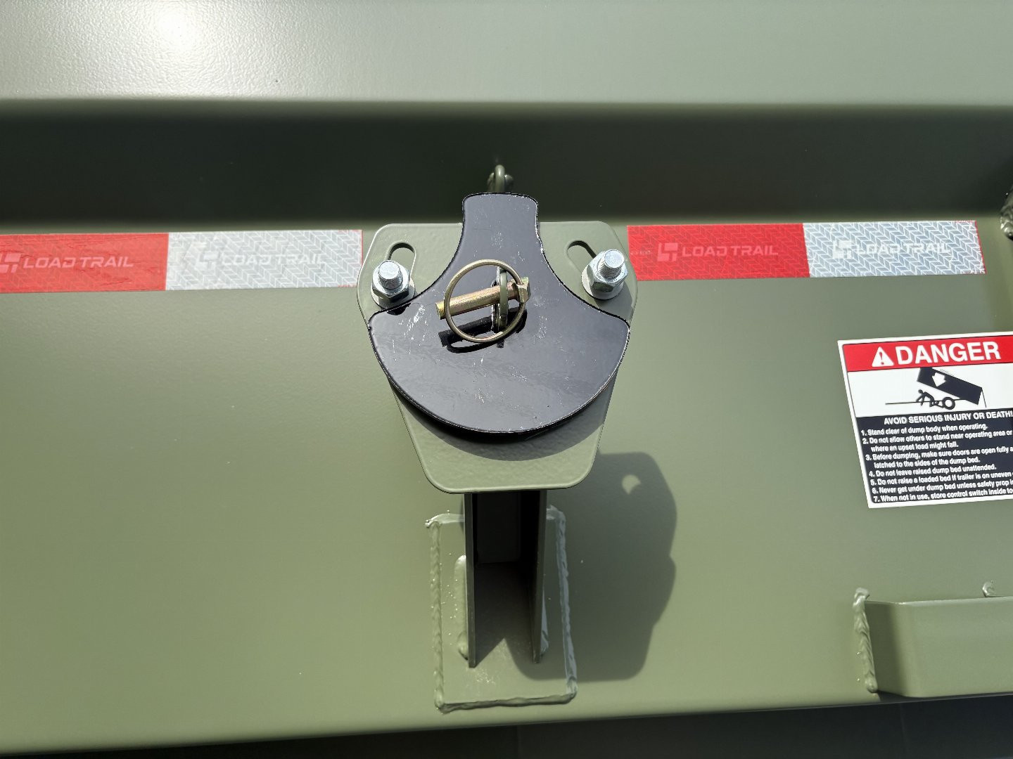 New 2025 Load Trail Low Pro 7X14 14K Dump Trailer w/ 2' Sides