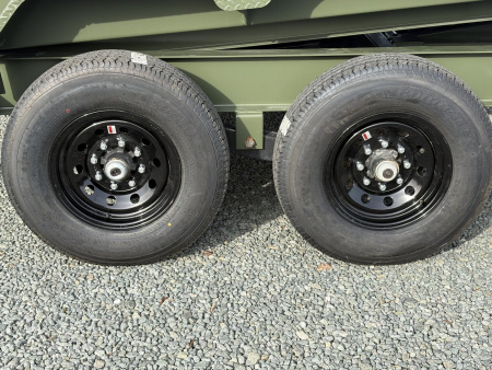 New 2025 Load Trail Low Pro 7X14 14K Dump Trailer w/ 2' Sides