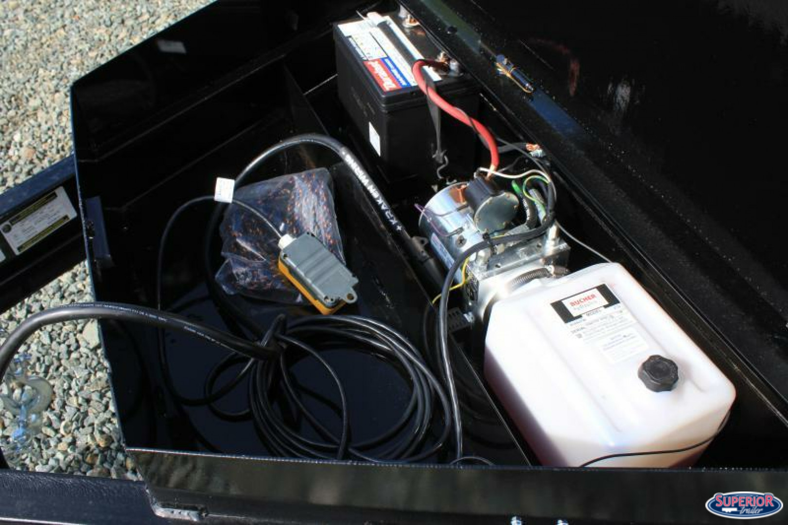 New 2025 HAWKE TRAILERS 6X12 10K Dump w/ Spreader Gate Ramps and Tarp