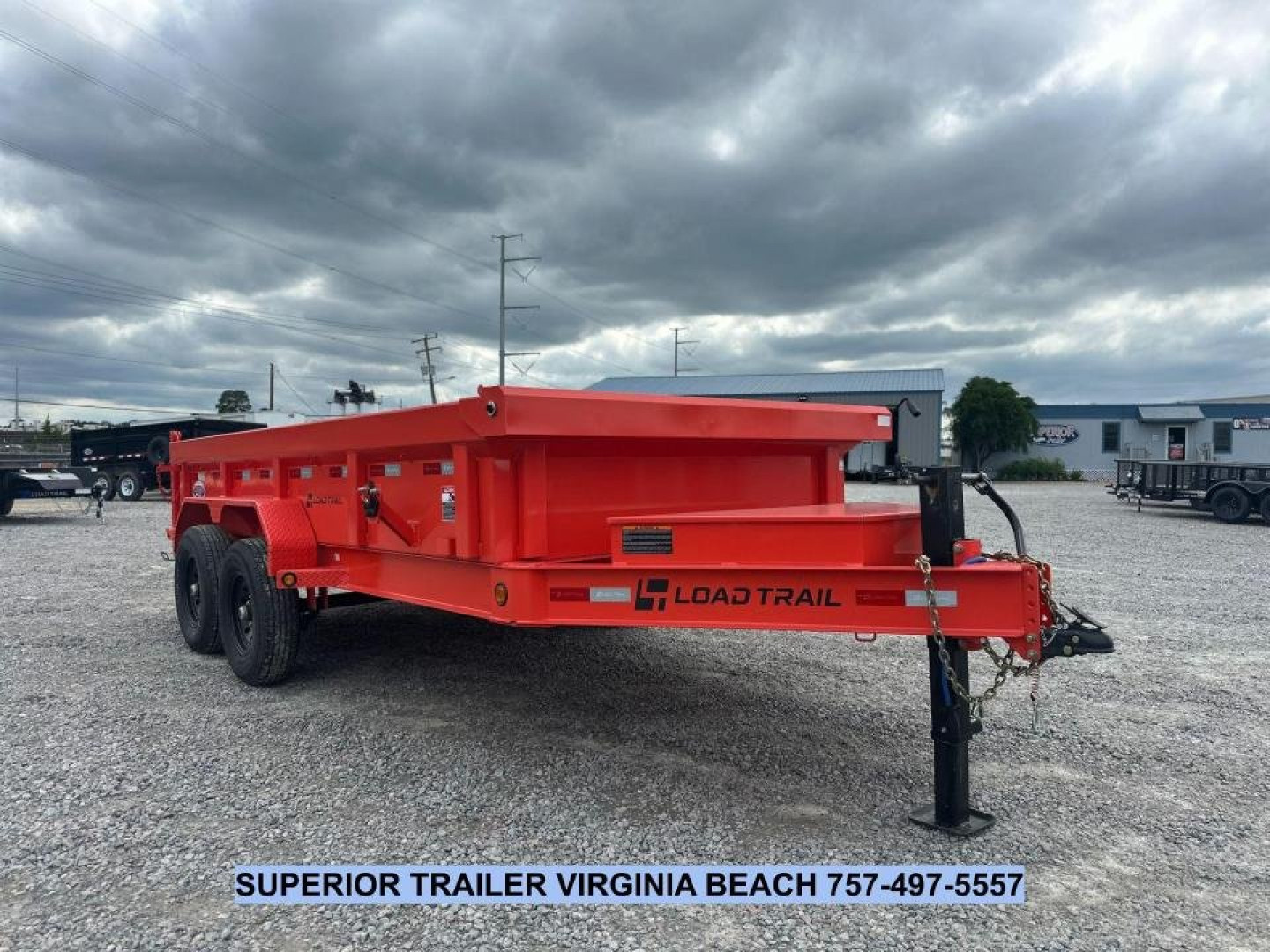 New 2025 Load Trail DL Low Pro 7X14 14K Dump Trailer w/ 2' Sides