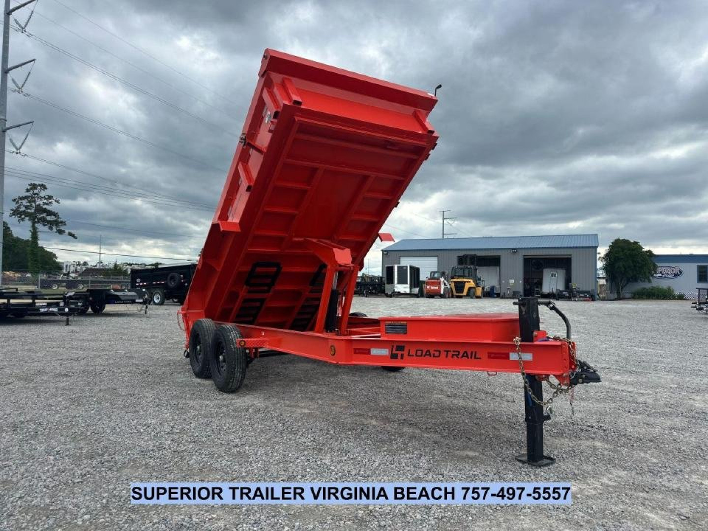 New 2025 Load Trail DL Low Pro 7X14 14K Dump Trailer w/ 2' Sides