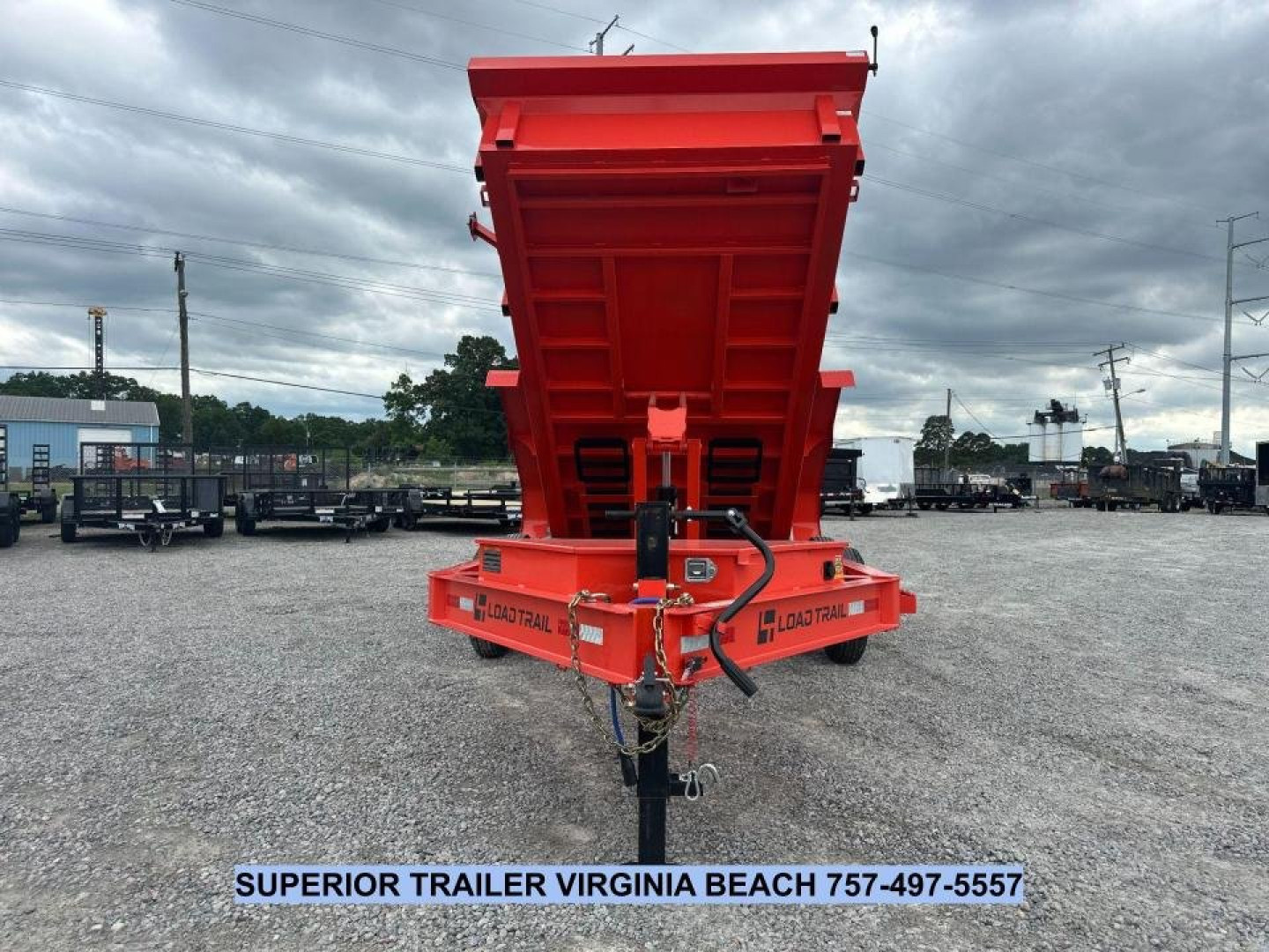 New 2025 Load Trail DL Low Pro 7X14 14K Dump Trailer w/ 2' Sides