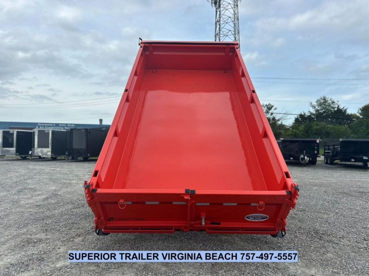 New 2025 Load Trail DL Low Pro 7X14 14K Dump Trailer w/ 2' Sides