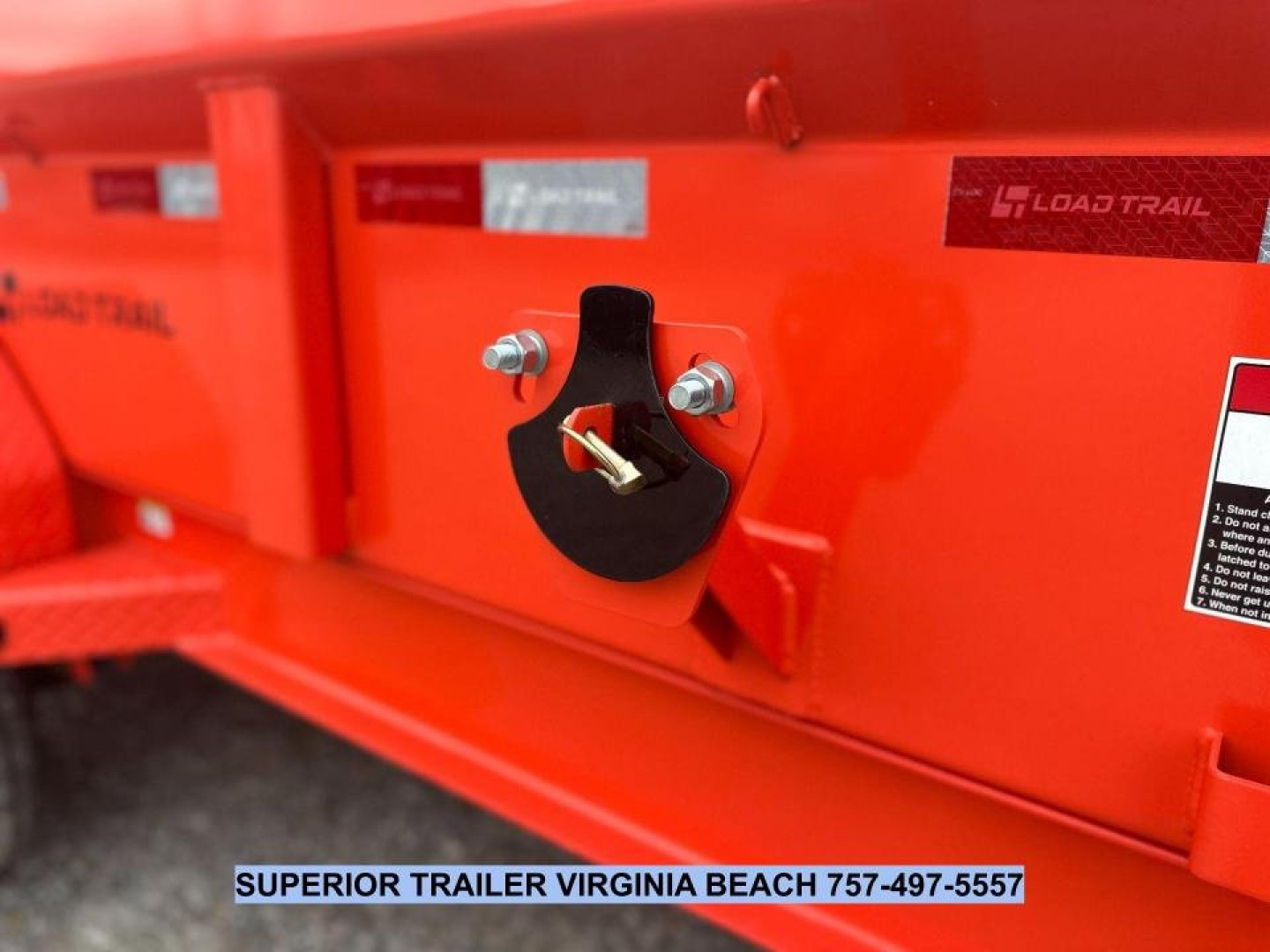 New 2025 Load Trail DL Low Pro 7X14 14K Dump Trailer w/ 2' Sides