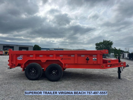 New 2025 Load Trail DL Low Pro 7X14 14K Dump Trailer w/ 2' Sides