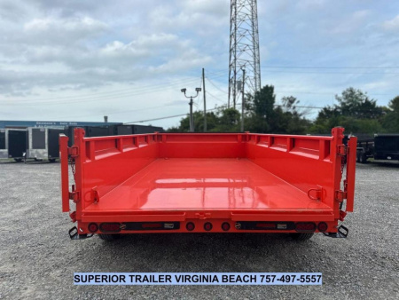 New 2025 Load Trail DL Low Pro 7X14 14K Dump Trailer w/ 2' Sides