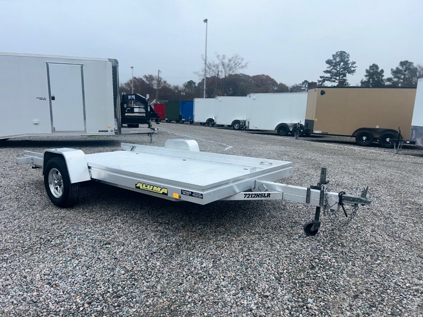 Used 2019 Aluma USED 7212HSLR Utility Trailer